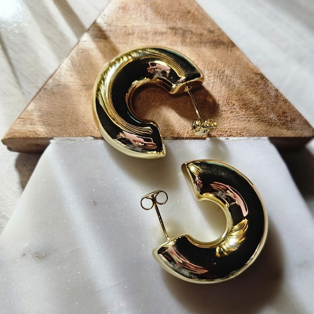 NWT STAINLESS STEEL EARRINGS